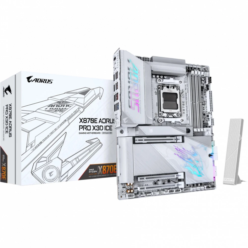 Материнская плата Gigabyte X870E Aorus Pro X3D ICE, AM5 — 5