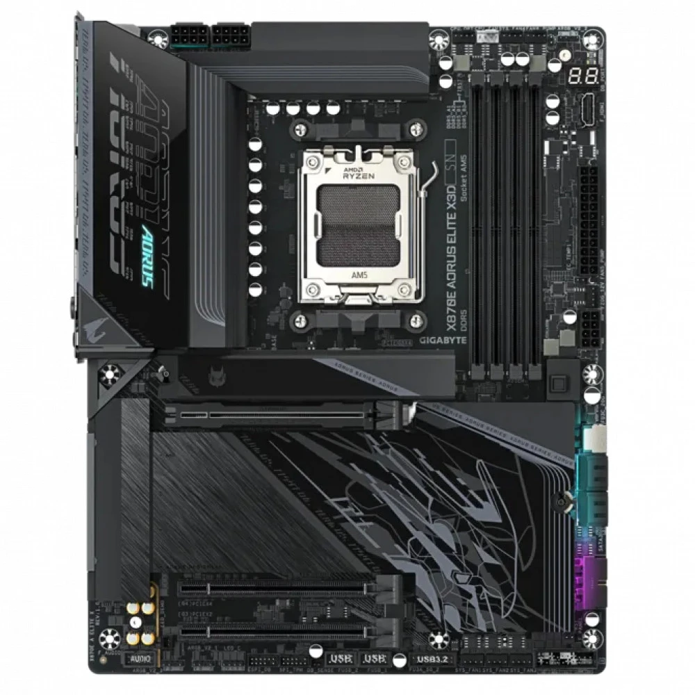 Материнская плата Gigabyte X870E Aorus Elite X3D, AM5 — 2