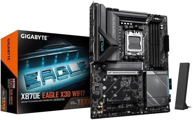 Материнская плата Gigabyte X870E Eagle X3D WiFi7 (REV1.0), AM5