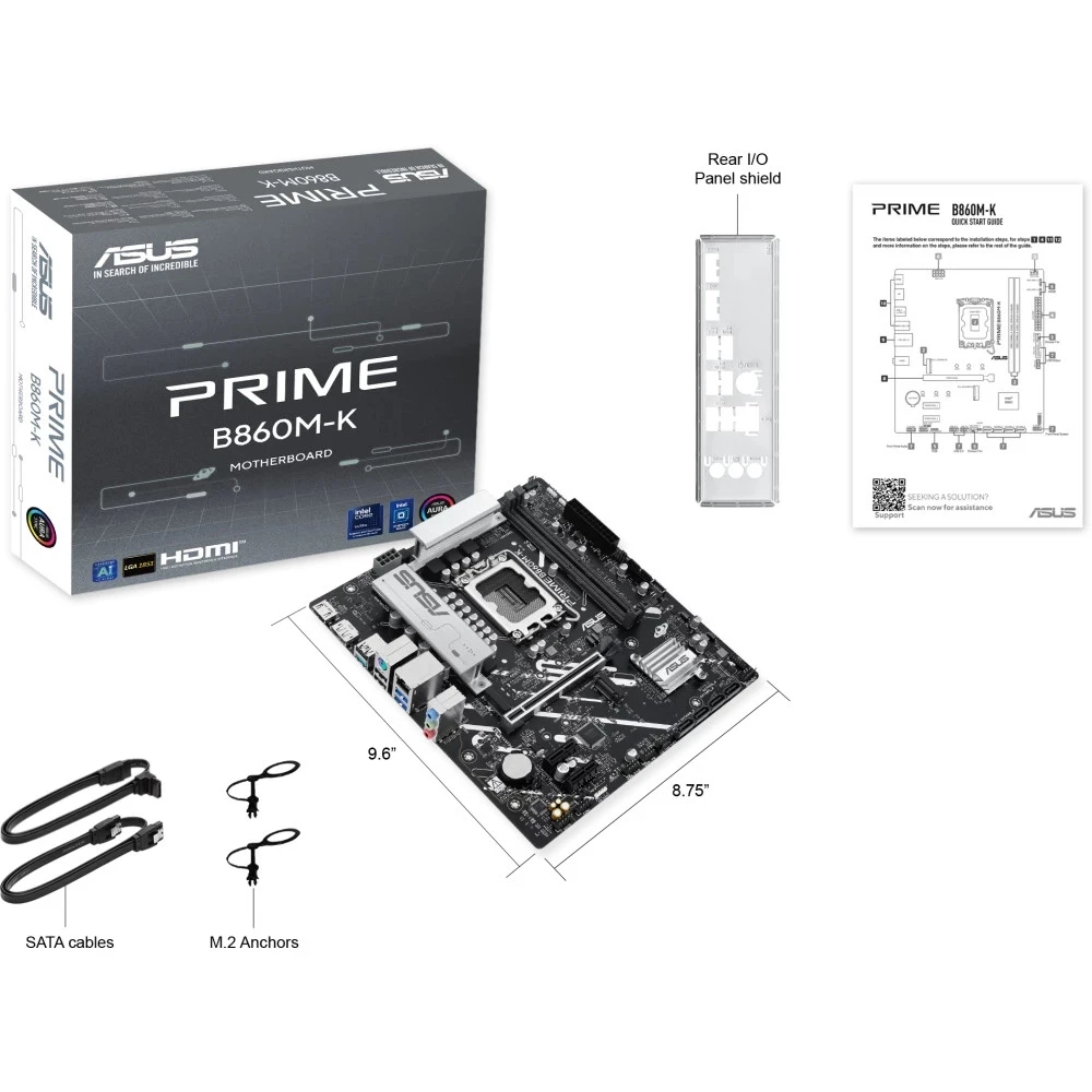 Материнская плата ASUS Prime B860M-K, LGA1851 — 5