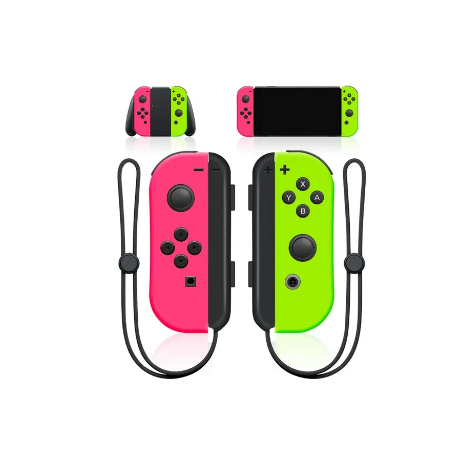 Геймпад Nintendo Joy-Con, розовый/зелёный, для Nintendo Switch — 5