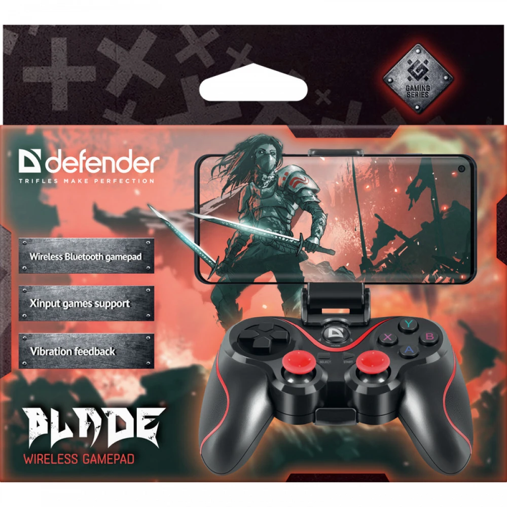 Геймпад Defender Blade, 12 кнопок, 4-поз джойстик, 2 D-Pad, USB — 5