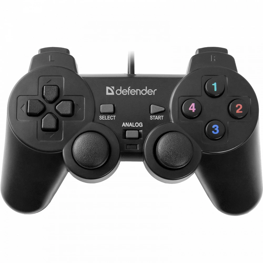 Геймпад Defender Omega, 12 кнопок, 2 аналог. дж, 4-поз D-Pad, USB