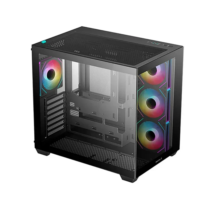 Корпус Deepcool CG530 4F, ATX/Micro ATX, 4x120мм ARGB, черный