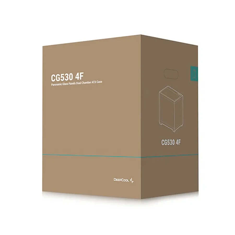 Корпус Deepcool CG530 4F, ATX/Micro ATX, 4x120мм ARGB, черный — 2