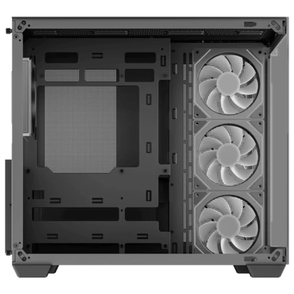 Корпус Deepcool CG530 4F, ATX/Micro ATX, 4x120мм ARGB, черный — 4