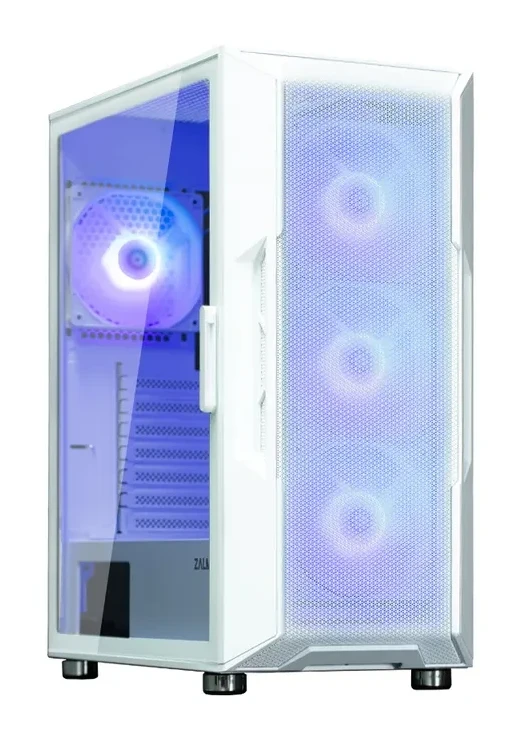 Корпус Zalman i3 NEO ARGB, Mid-Tower, ATX/M-ATX, 4x12см ARGB, белый