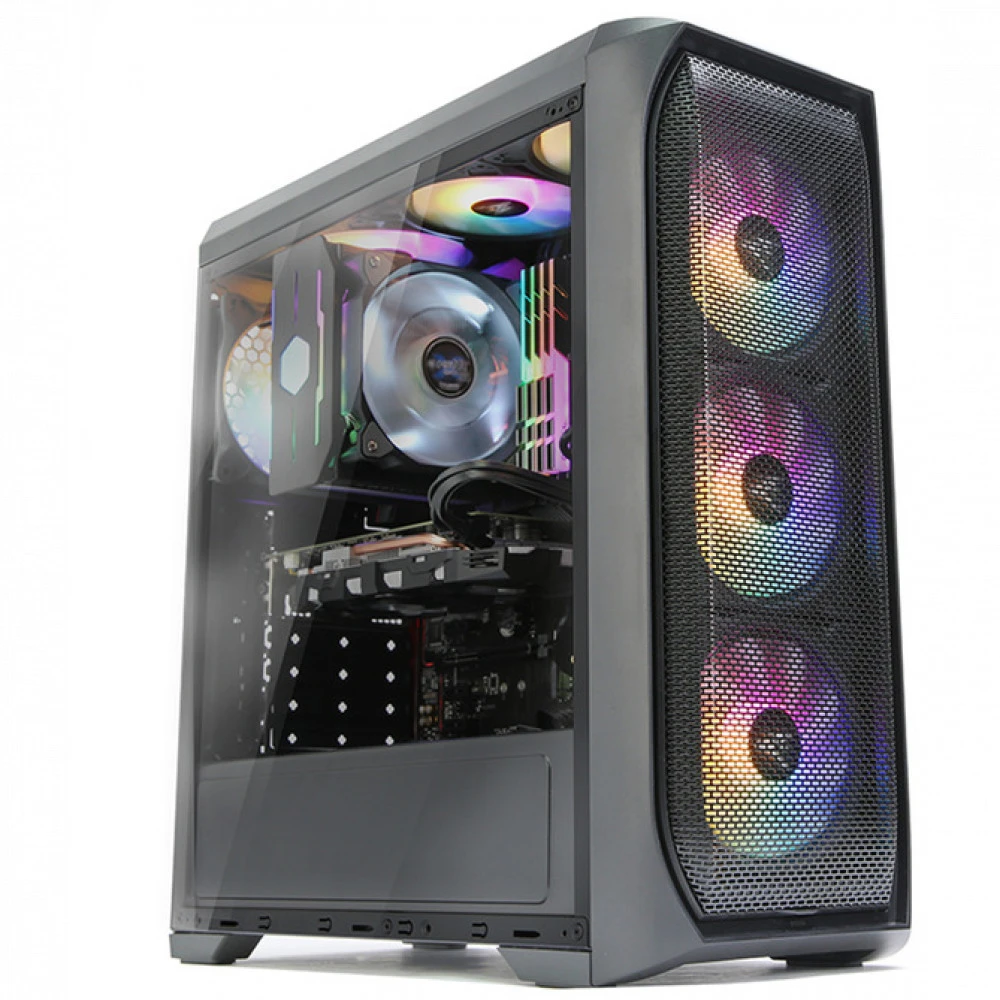 Корпус Zalman N5 MF, Mid Tower, ATX/mATX, 4x12см RGB, черный — 5
