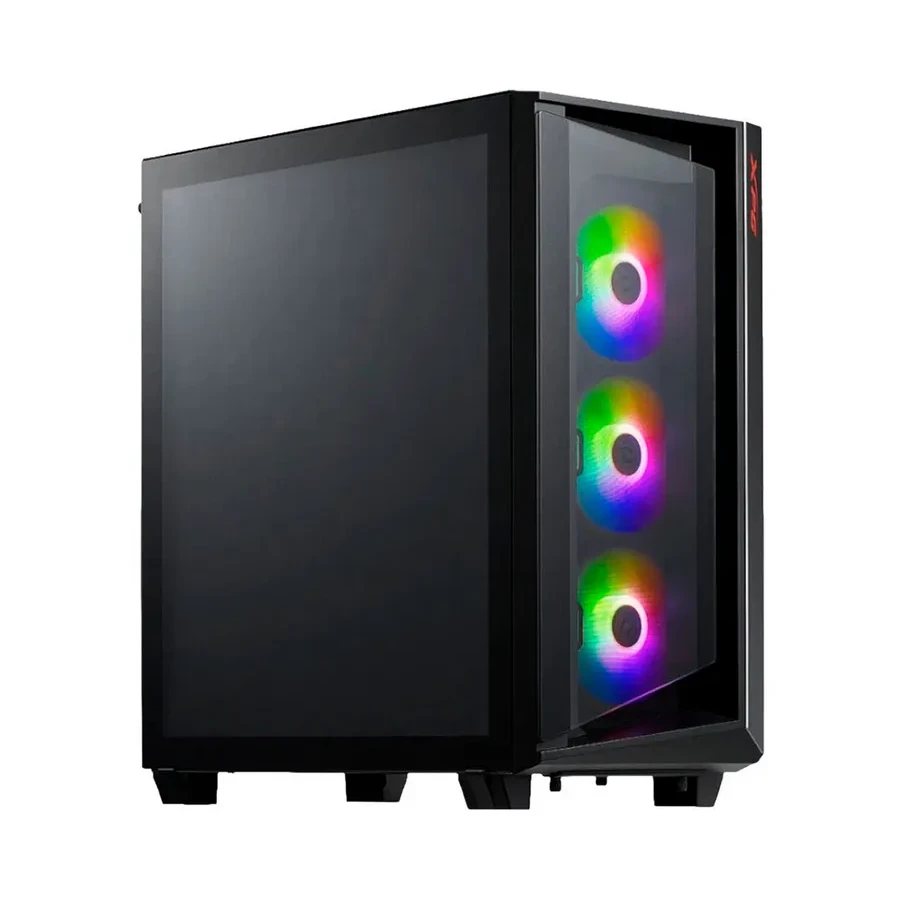 Корпус XPG Cruiser, Mid Tower, E-ATX/ATX, 3x12см ARGB, черный