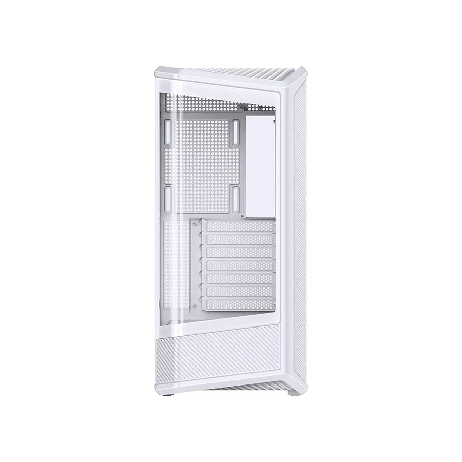 Корпус Jonsbo D400, Mid-Tower, ATX/M-ATX, закаленное стекло, белый — 2