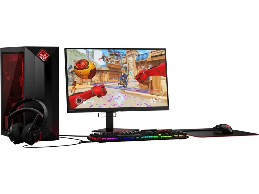 Коврик HP OMEN Outpost, USB-A, беспроводная зарядка
