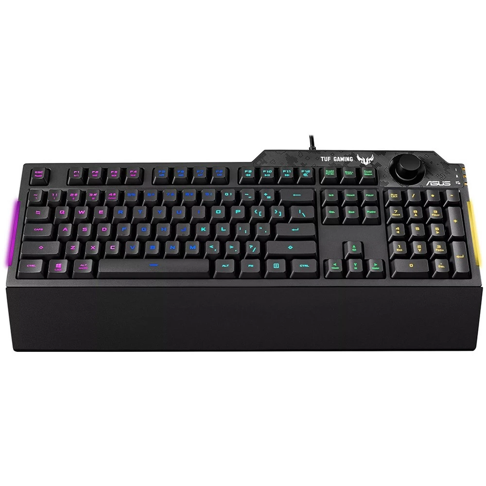 Клавиатура ASUS TUF Gaming K1, Black-Grey, USB