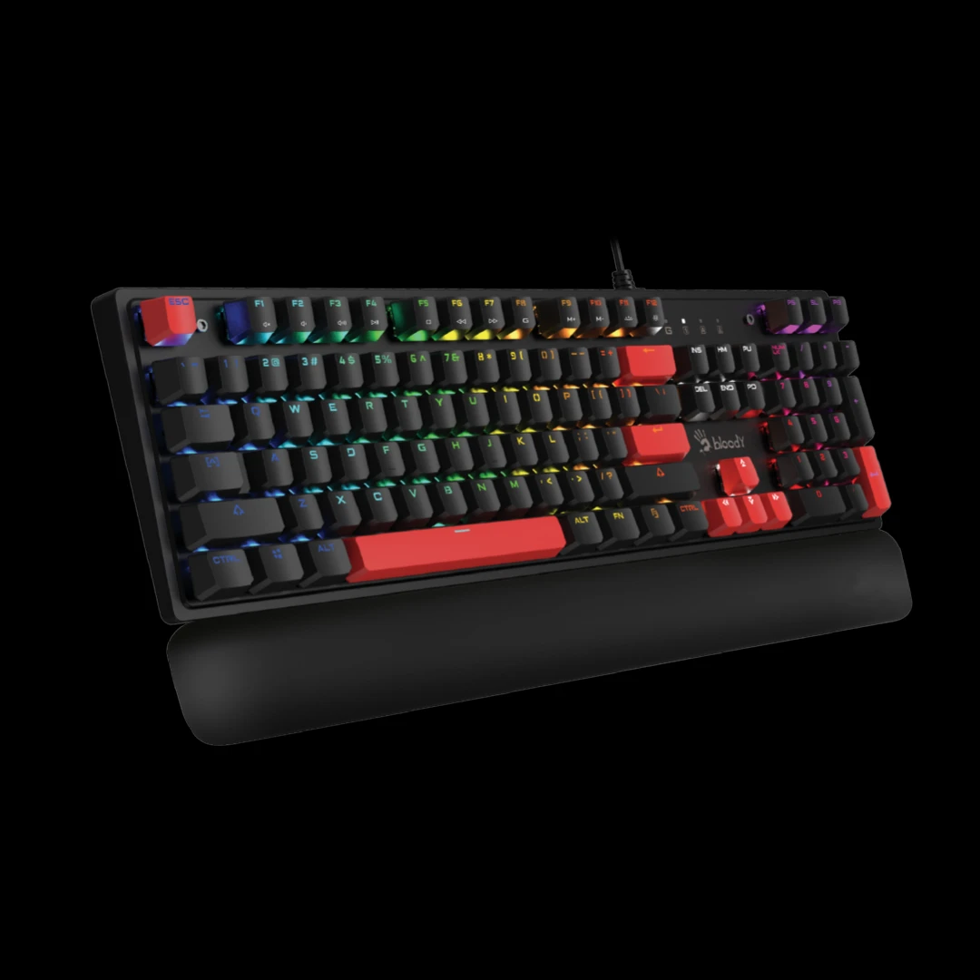 Клавиатура A4Tech Bloody S525N, Fire Black, USB