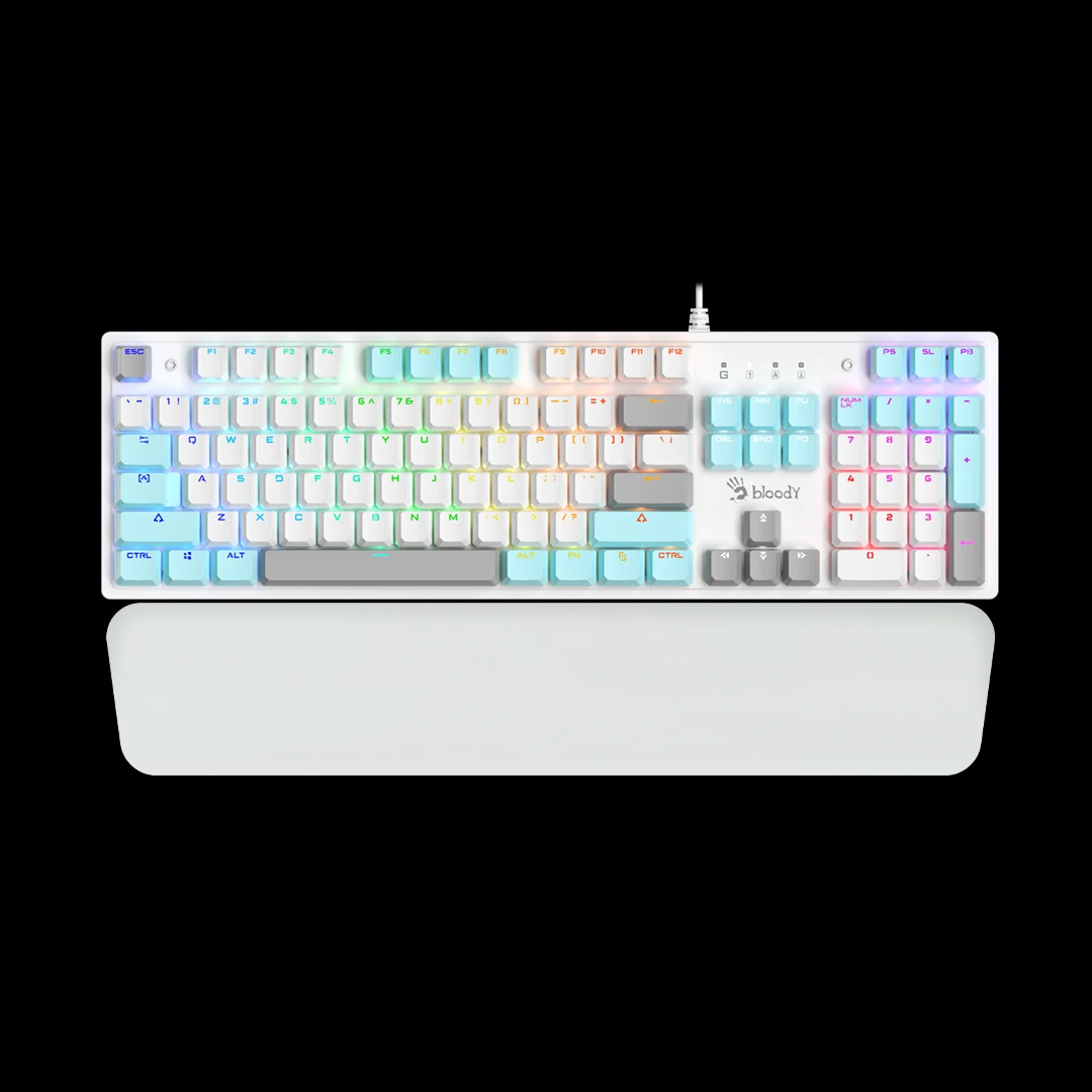 Клавиатура A4Tech Bloody S525N, Icy White, USB
