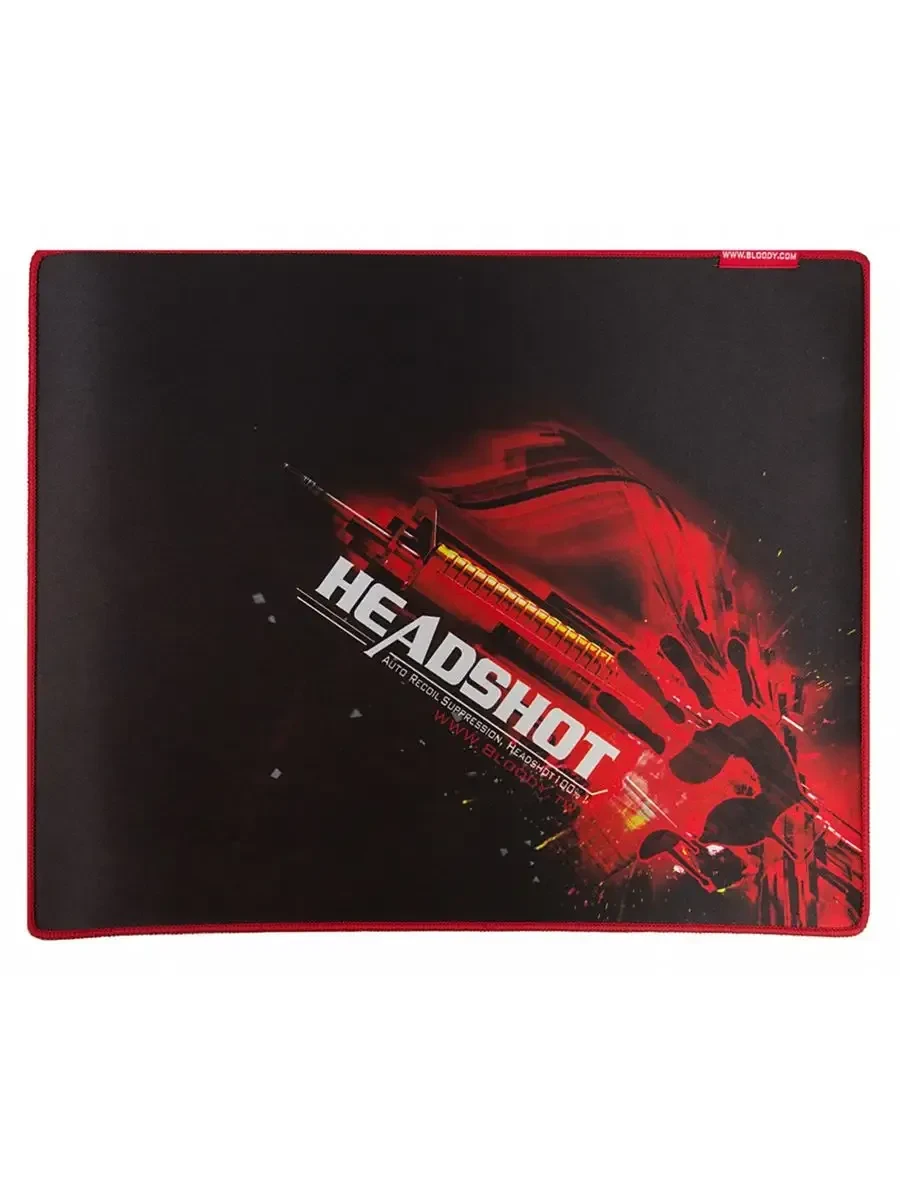 Игровой коврик Bloody B-070, чёрно-красный