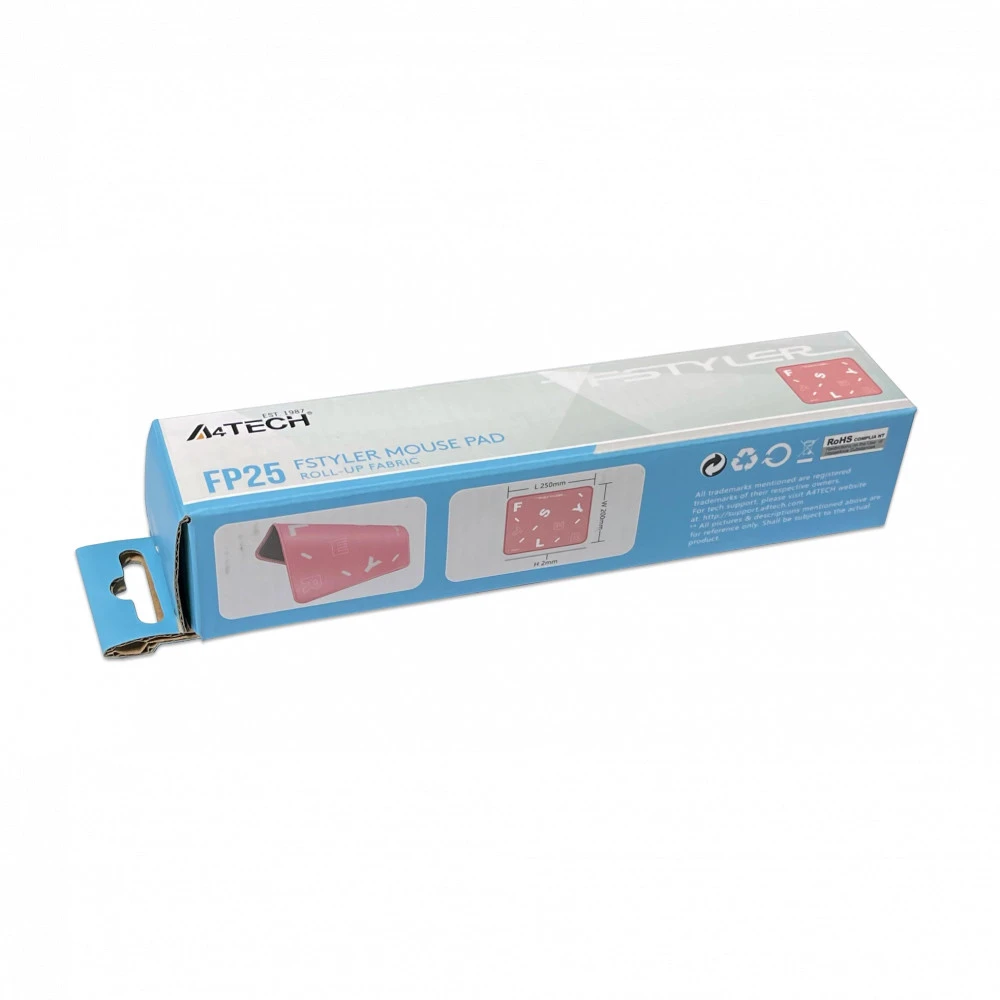 Коврик A4tech Fstyler FP25, розовый — 3