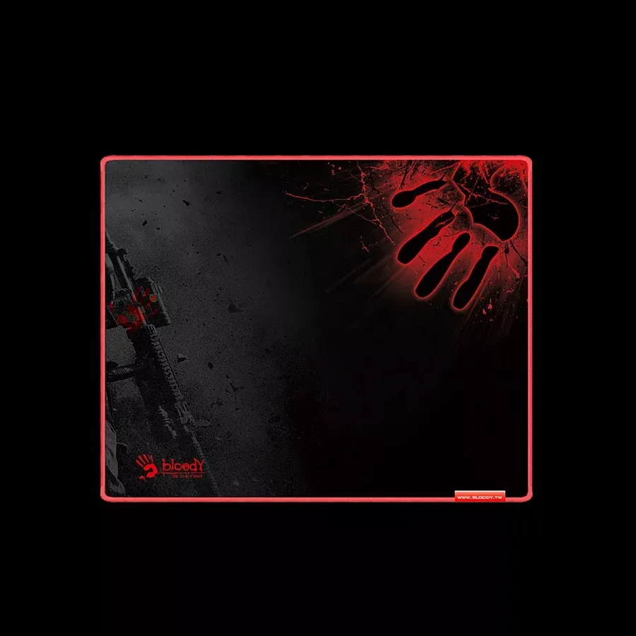 Коврик игровой Bloody B-080S, чёрно-красный