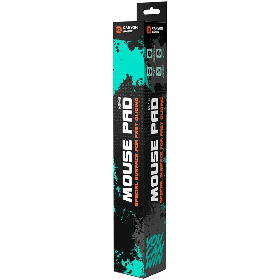 Коврик для мыши CANYON Speed MP-8 500x420мм, черный — 3