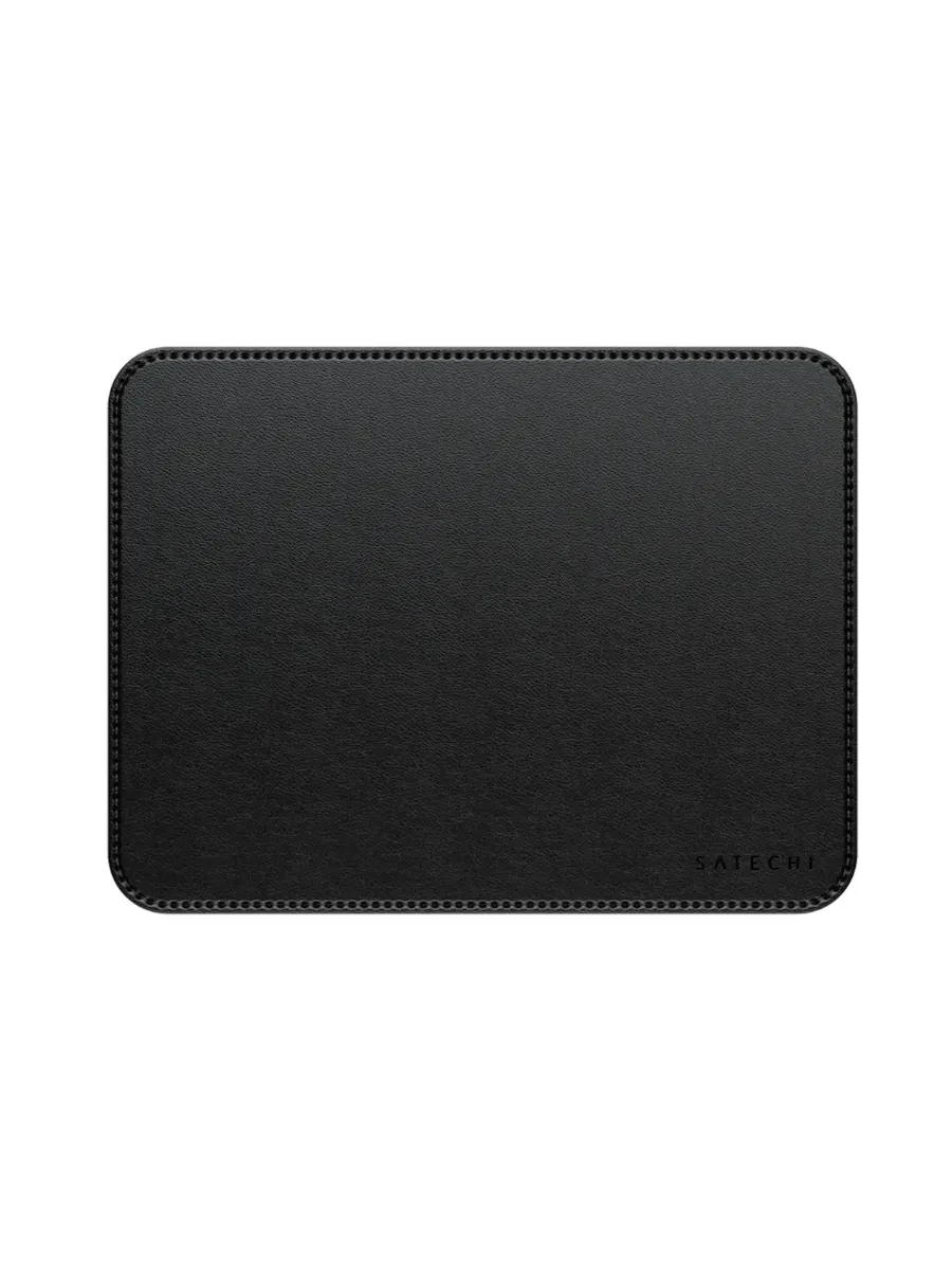 Коврик для мыши SATECHI Premium, веган-кожа, черный — 5