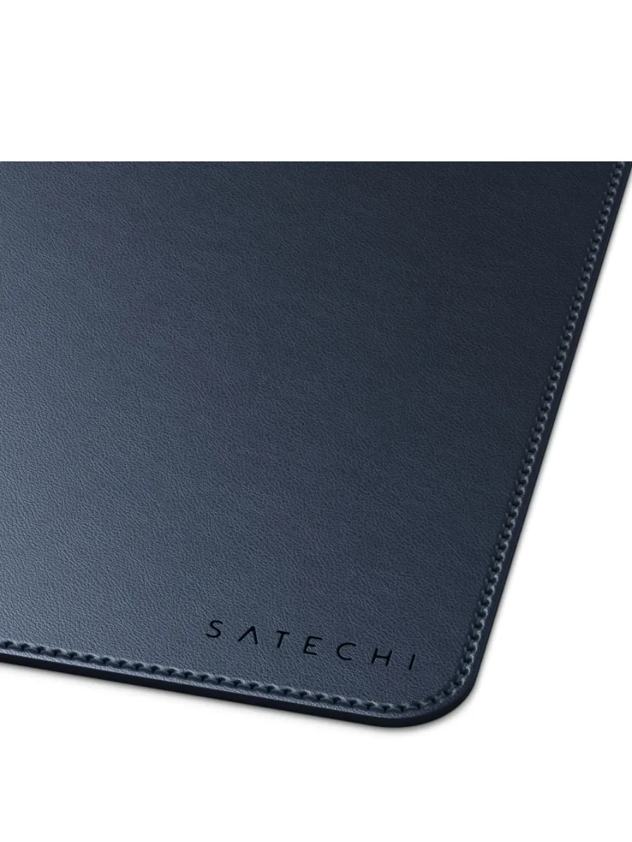 Коврик для стола SATECHI Premium, веган-кожа, синий — 4