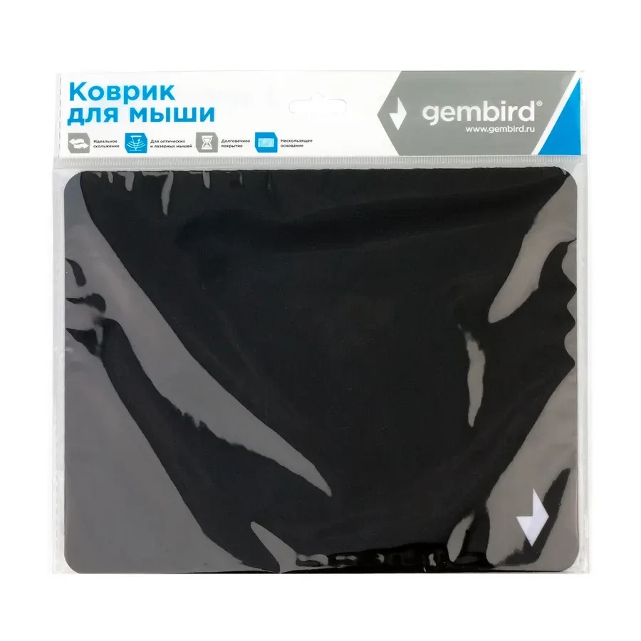 Коврик для мыши Gembird MP-BLACK-S, 220x180x1.2mm — 3