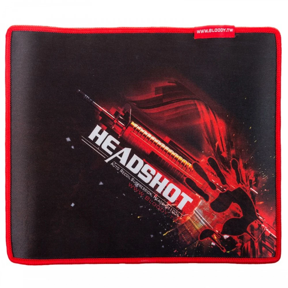 Коврик для мыши A4Tech Bloody B-072, Black-Red, 27.5 х 22.5 х 0.4 см