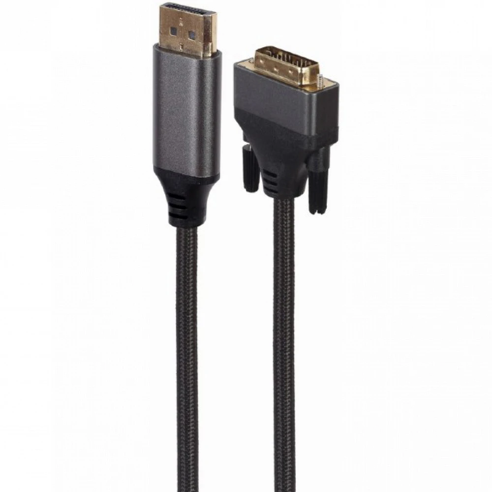 Кабель SVGA, DisplayPort to DVI, 1.8m, Cablexpert CC-DPM-DVIM-4K-6