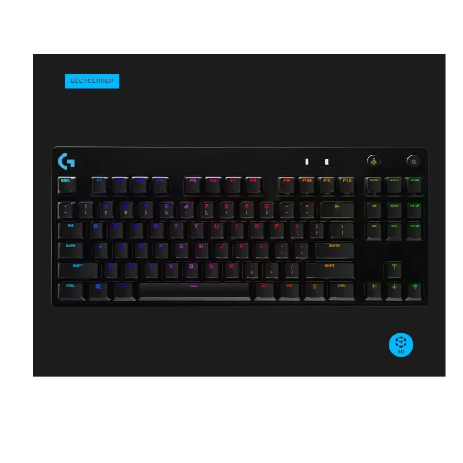 Игровая клавиатура Logitech G PRO Mechanical, USB, механическая