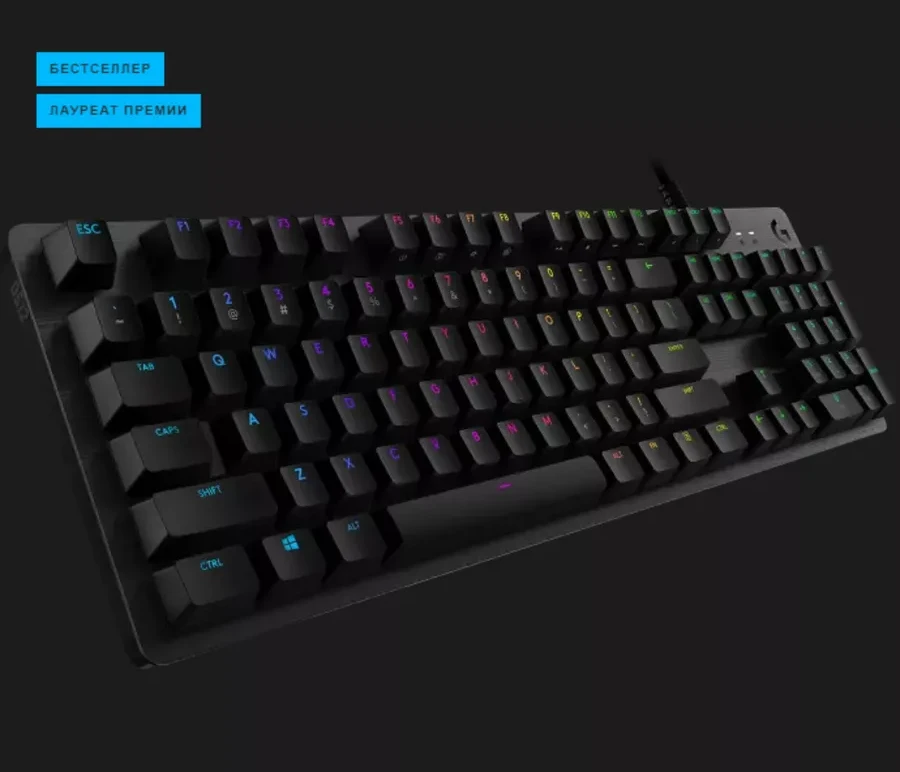 Игровая клавиатура Logitech G512 CARBON, механическая, RGB — 3
