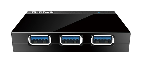 USB-хаб USB HUB 4-port USB 3.0 D-Link DUB-1340, Black
