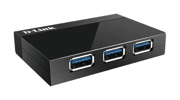 USB-хаб USB HUB 4-port USB 3.0 D-Link DUB-1340, Black — 2
