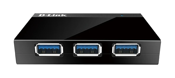 USB-хаб USB HUB 4-port USB 3.0 D-Link DUB-1340, Black — 4