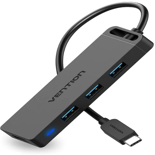 USB-хаб USB HUB 4-port USB 3.0 Vention CHTBB, Black