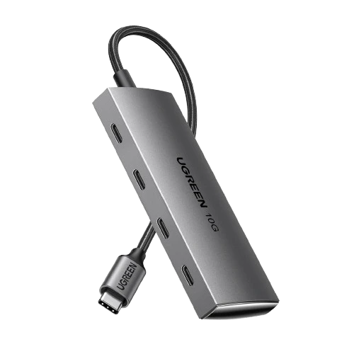 USB-хаб USB HUB 4-port USB 3.2 Ugreen CM480, Silver