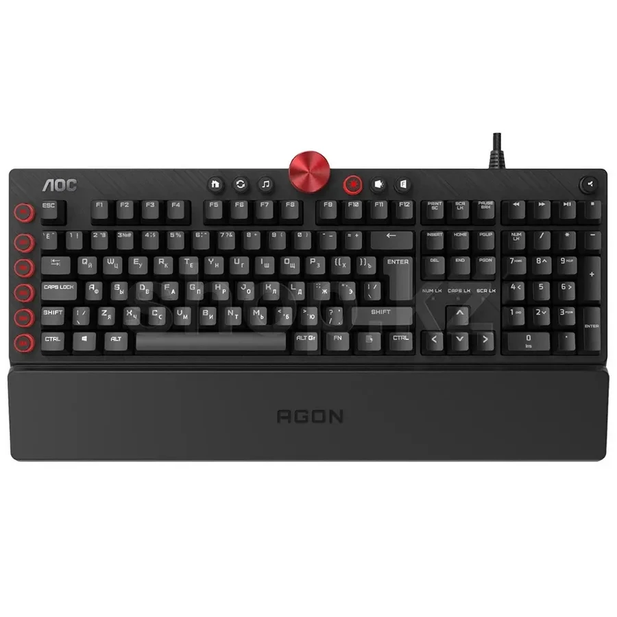 Игровая клавиатура AOC AGON AGK700, CHERRY MX Red, RGB