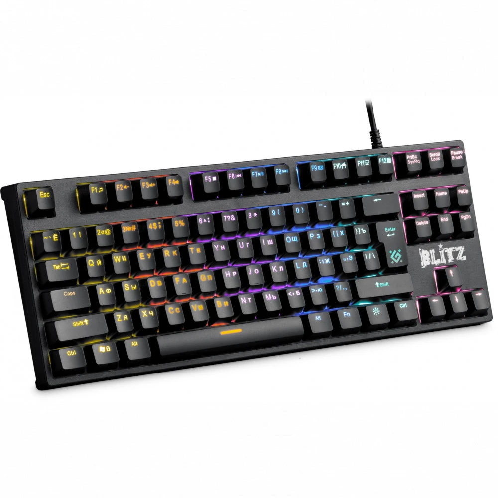 Игровая клавиатура Defender Blitz GK-240L, механическая, RGB — 5