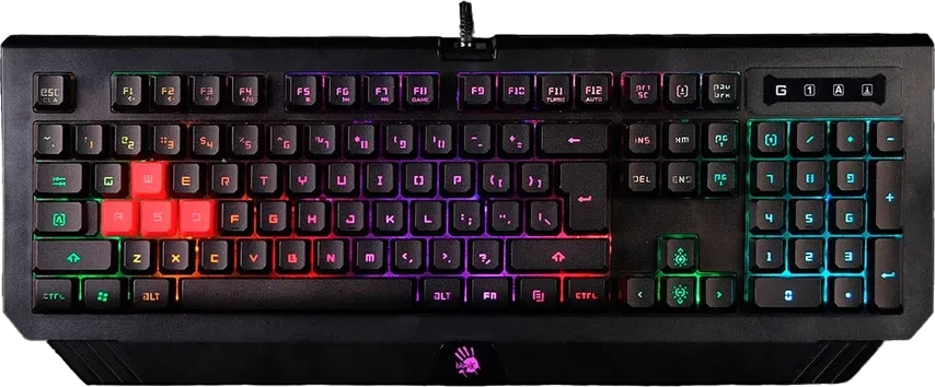 Игровая клавиатура Bloody B120N, USB, LED