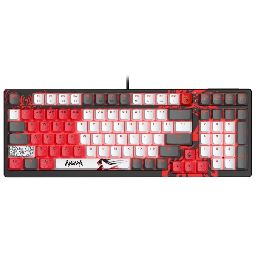 Игровая клавиатура Bloody S98-Naraka, USB, механическая