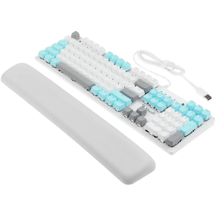 Игровая клавиатура Bloody S515R Icy White, USB