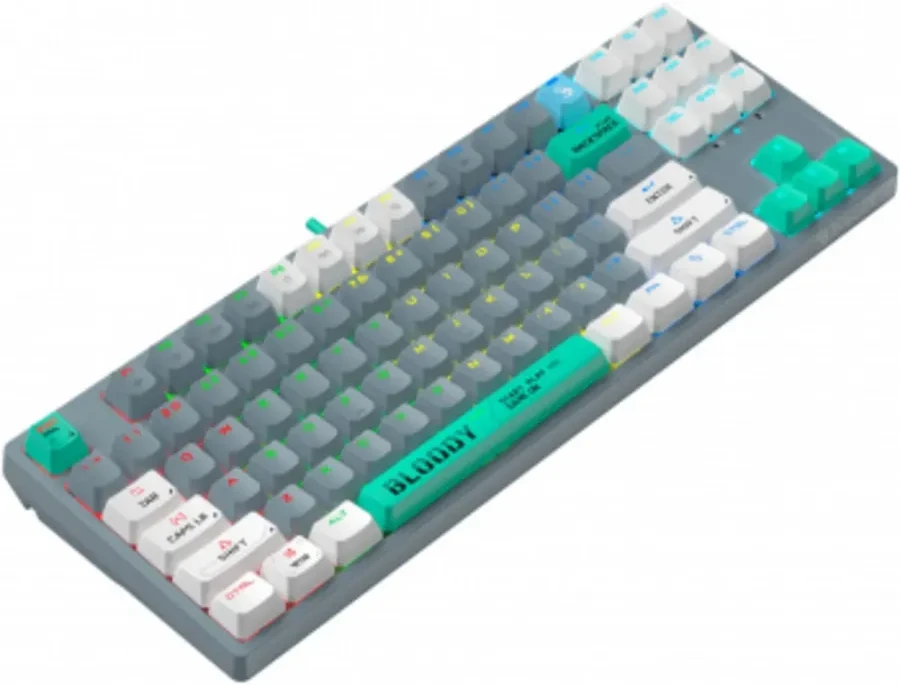 Игровая клавиатура Bloody S87, серая — 3