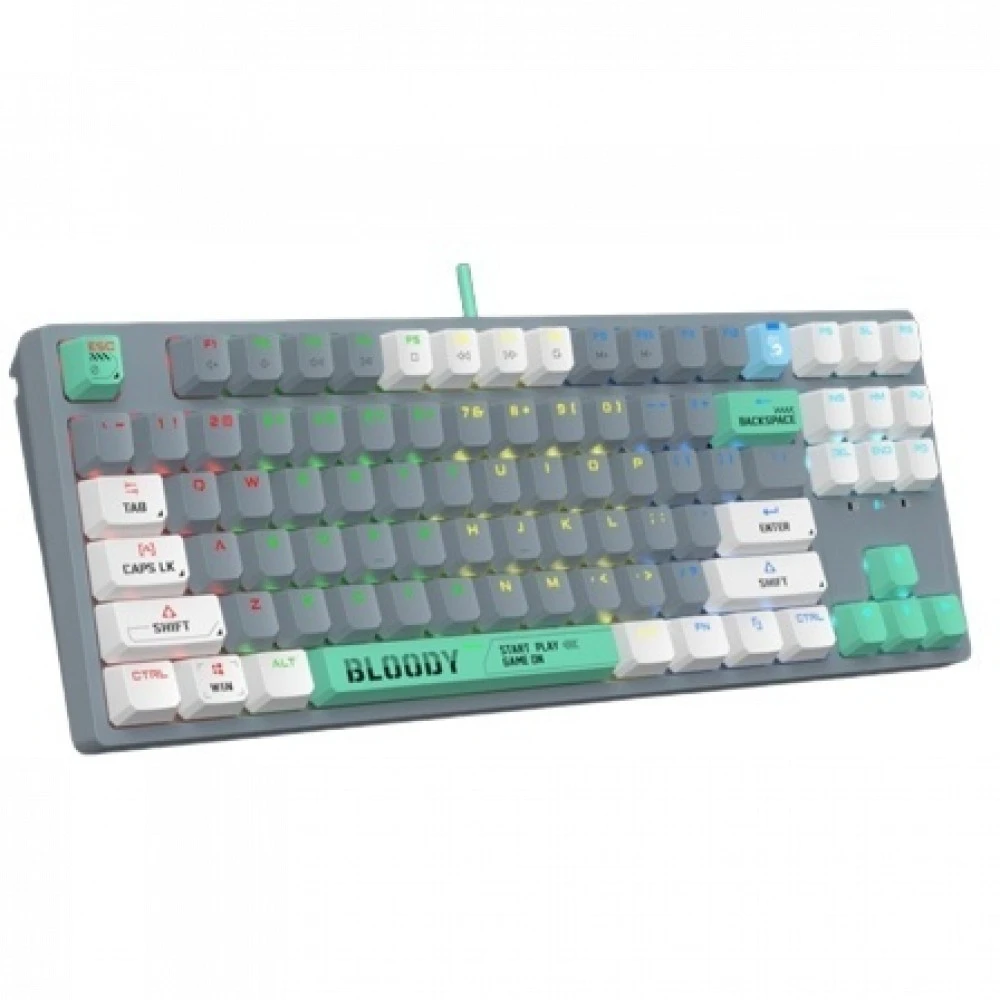 Игровая клавиатура Bloody S87, серая — 4