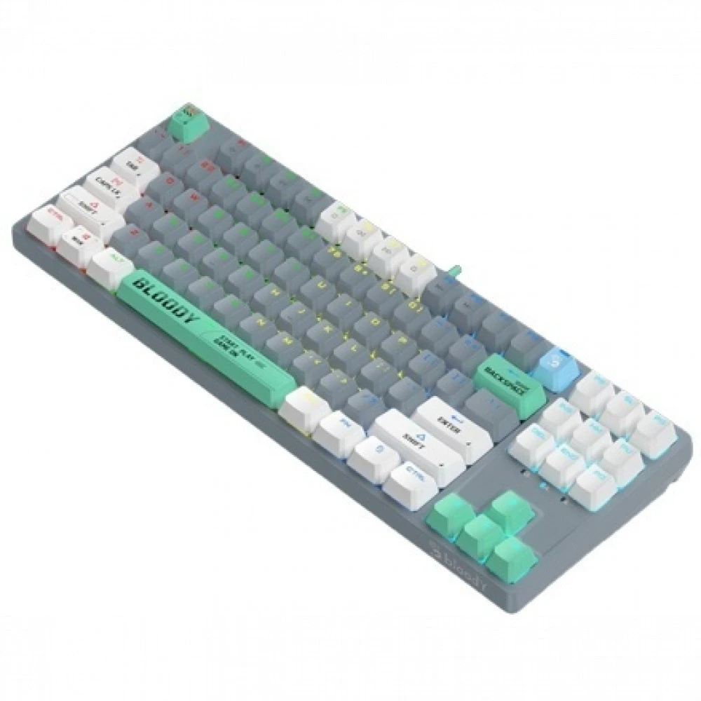 Игровая клавиатура Bloody S87, серая — 5