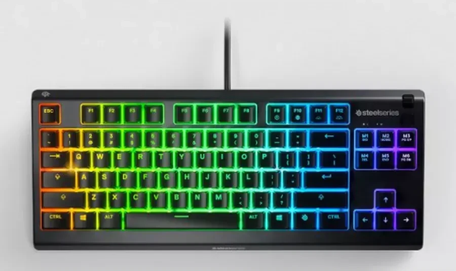 Игровая клавиатура Steelseries Apex 3 TKL, мембранная, USB, RGB
