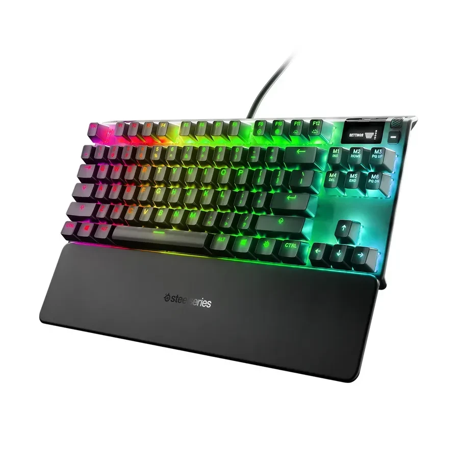 Игровая клавиатура Steelseries Apex 7 TKL Red, механическая, USB, RGB