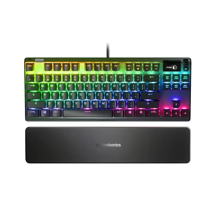 Игровая клавиатура Steelseries Apex 7 TKL Red, механическая, USB, RGB — 2