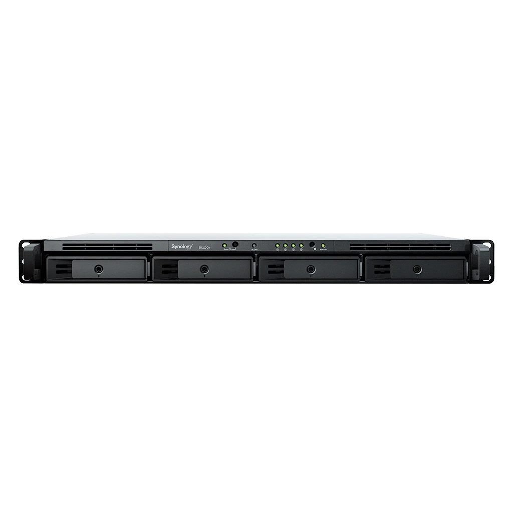 Сетевой накопитель Synology RackStation RS422+, 4 отсека, 1U, без дисков
