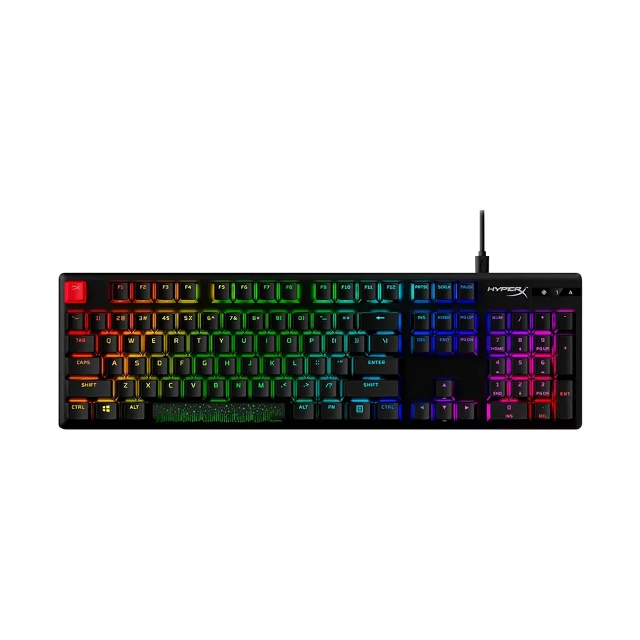 Игровая клавиатура HyperX Alloy Origins PBT, механическая, HyperX Aqua-Tactile switch, RGB, чёрный — 2