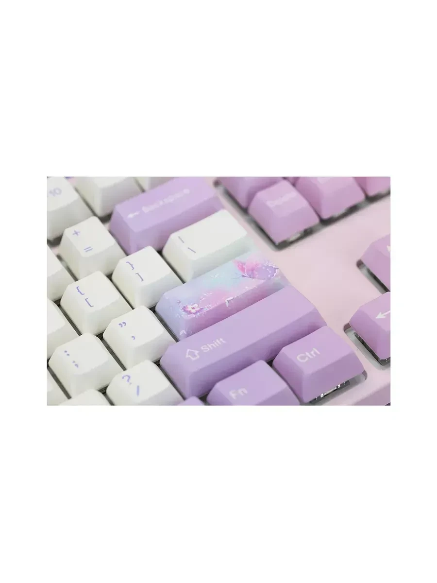 Механическая клавиатура Varmilo Dreams on Board VEM108, Varmilo EC V2 Sakura, белая, розовый — 2