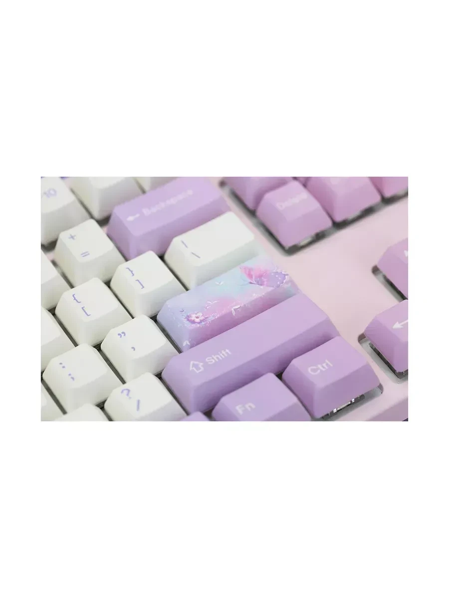 Механическая клавиатура Varmilo Dreams on Board VEM108, Varmilo EC V2 Rose, белая, розовый — 2