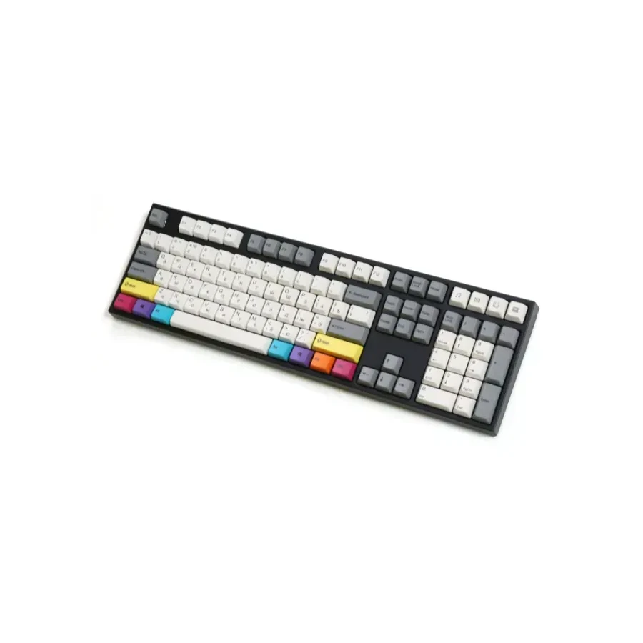 Механическая клавиатура Varmilo CMYK VPM108, Varmilo EC V2 Sakura, белая, чёрный — 2